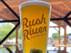 Experience River Falls Craft Beer - Full pint of beer at Rush River Brewing
